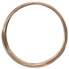 14/20 Rose Gold-Filled Wire | Round | Dead Soft | 10-30 Gauge | 1-10 ft | USA