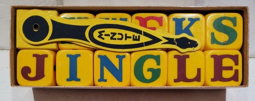 Vintage Educational JINGLE BLOCKS Jingle Joy Toys 1947 Used - Picture 9 of 9