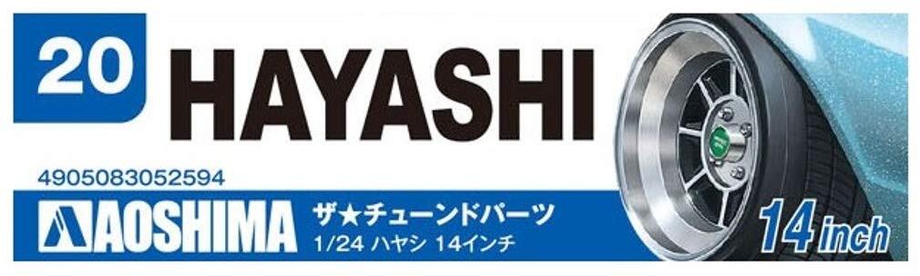AOSHIMA 52594 Tuned Parts 20 1/24 Hayashi 14inch Tire