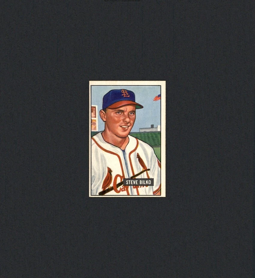 Steve Bilko trading card
