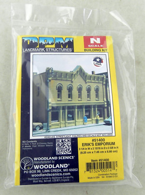 Kit Edificio Scala N Woodland Scenics Wilhelmi's Mercantile &ndash; Modellismo Ferroviario, 51600