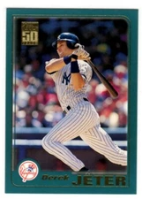 2001 Topps #100 Derek Jeter - NY Yankees! ~ The Captain ⚾ Great Early Issue! ⚾