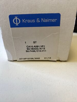 Kraus & Naimer Nockenschalter CA10 A291 VE1   NEU & OVP