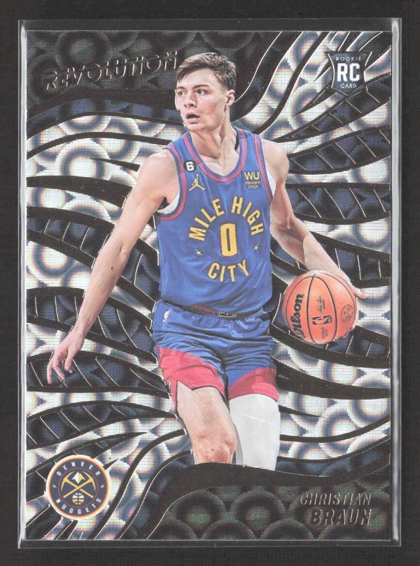 2022-23 Panini Revolution Christian Braun #109 GROOVE RC Denver Nuggets