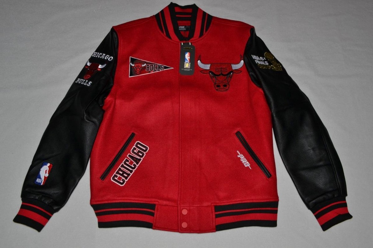 PRO STANDARD CHICAGO BULLS BLENDED LOGO VARSITY JACKET ALL SIZES