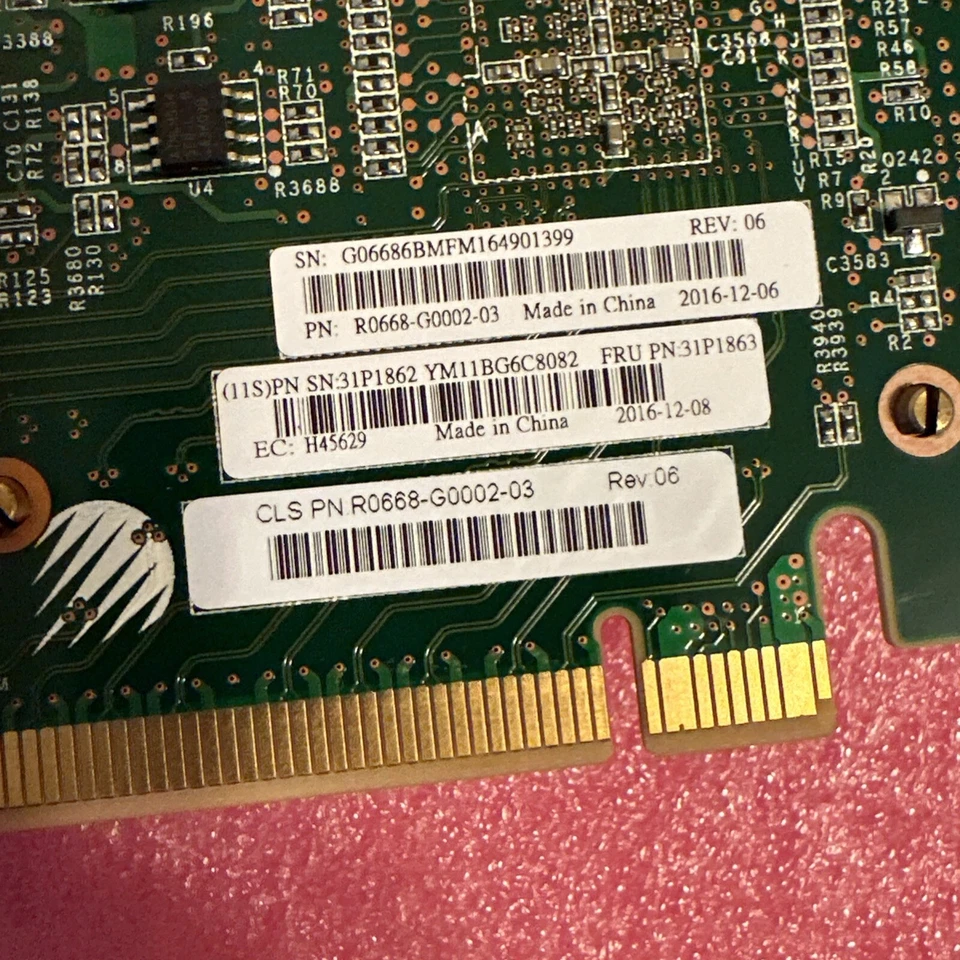 IBM 2076-AHC1 Storwize V7000 G2 Compression Accelerator 31P1862 31P1863 - Image 3 of 3