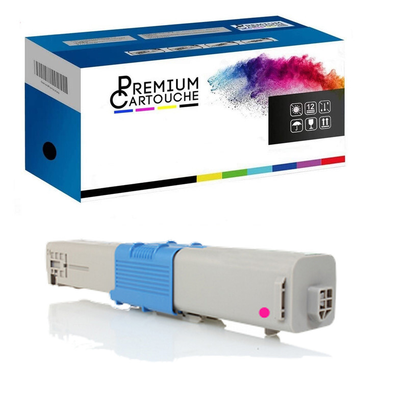 Toner Magenta compatible avec imprimantes OKI C332mc363 pour des impressions nettes