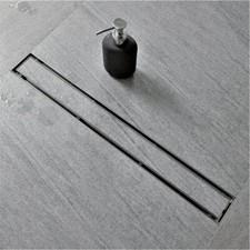 Neodrain 28-Inch Linear Shower Drain with Tile Insert Grate, 304 Stainless Steel