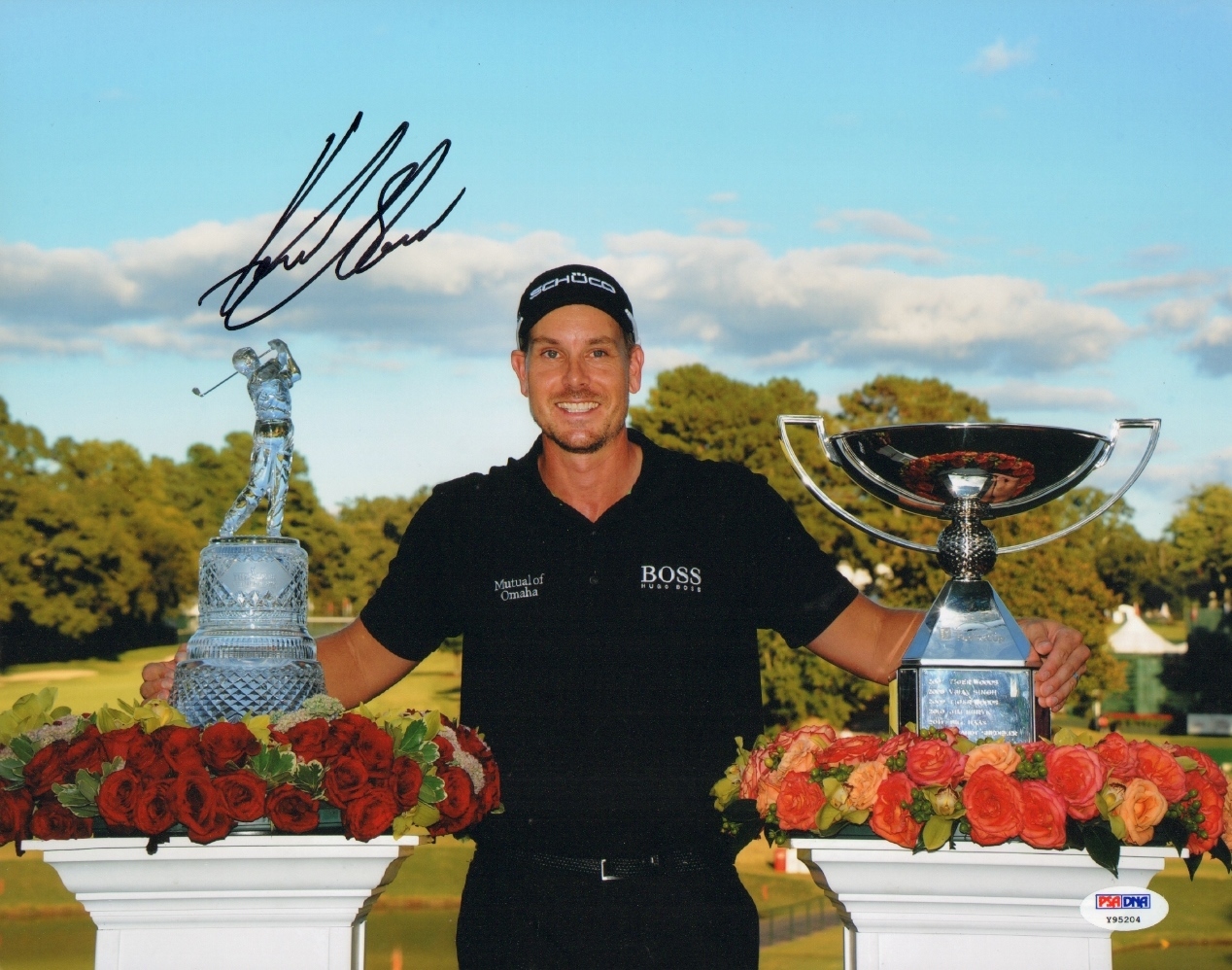 Henrik Stenson Autographed Signed AUTO'D 11X14 PHOTO POSTER PSA/DNA COA Y95204 PGA EURO TOUR 