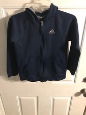 Adidas Hooded Sweatshirt Kids Size Medium10/12 Blue