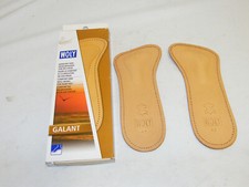 WOLY GALANT Beige 3/4 Leather Insoles Size 38 For Support OVP