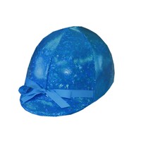 Equestrian Helmet Cover - Holographic Turquoise on sale Equestrian Helmet Cover - Holographic Turquoise on sale