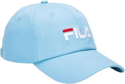 キャップ FILA Lowercase logo ball cap 5FT1364 Fila Cap Unisex Logo Cotton Twill Slouch Adjustable Baseball