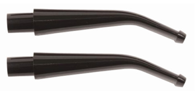 2 Black Bent Filter Bit Replacement Stem Missouri Meerschaum Corncob Pipe 5614-2