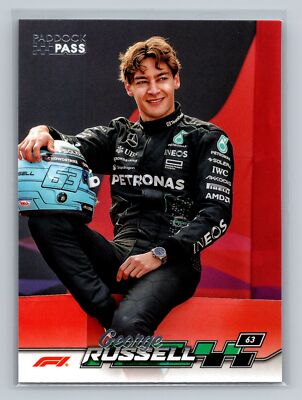 超激レア ジョージラッセルサイン付き メルセデスパドックパス 2024 George Russell 2024 Topps Paddock Pass Formula 1 Mercedes-AMG