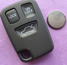 Volvo S40 V40 S70 C70 V70 3 button remote Key FOB Case Shell replacement Repair