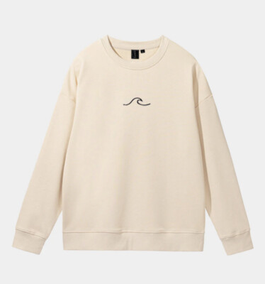 CAPS APPAREL The Wave Sweater. Beige M