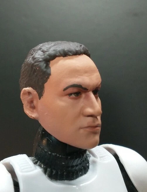 SOLO CABEZA Star Wars serie negra personalizada solo cabeza de soldado clon Jango fett Foto 2 de 3