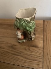Vintage Withernsea Eastgate Fauna Pottery Vase 4.5” Tall