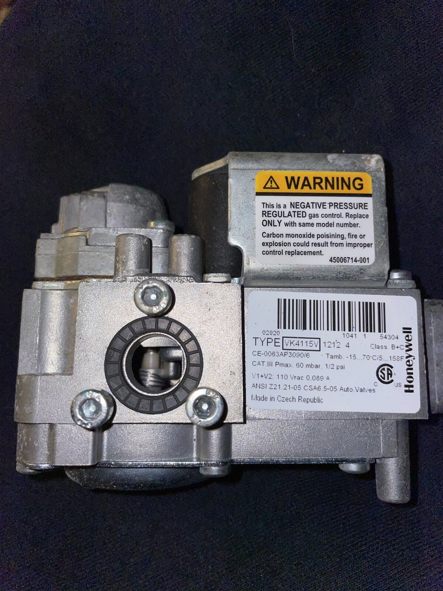 Honeywell VK4115F1435 Venturie VK4115V1212 Gas Valve Kit Dunkirk