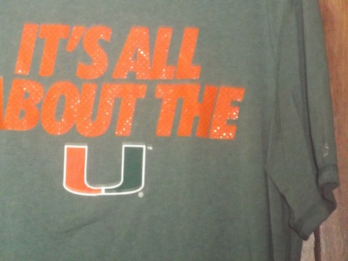 Gebrauchtes Herren Miami Hurricanes "It's All About The U" TShirt - Gr. M - Champion - Bild 4 von 9