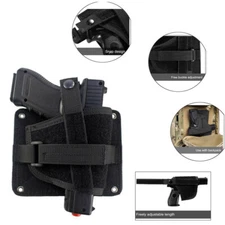 Tactical Quick Draw Hook & Loop Pistol Holster Survival Hunting Holster Gun Bag