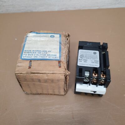 Neuer General Electric Simplex BCR. 120A0 Industrielles Steuerrelais 10 AMP
