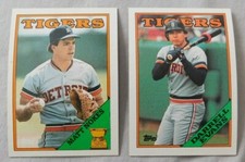 1988 Topps Detroit Tigers Baseball Card Pick one