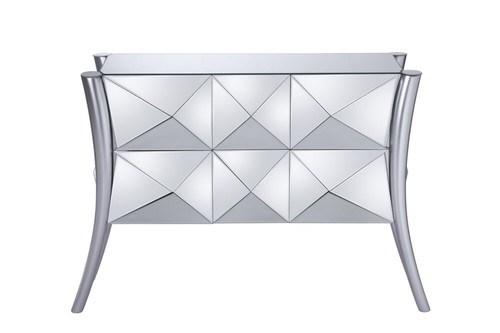 Console a specchio di Tolosa tavolo corridoio curva geometrica - Foto 3 di 7