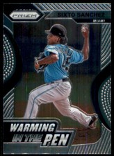 2020 Panini Prizm #WIP-3 Sixto Sanchez Warming in the Pen