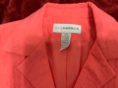 SAGHARBOR SIZE 16 PINK BLAZER