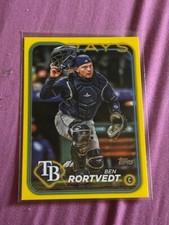 1224-19 2024 Topps Update Yellow Ben Rortvedt Tampa Bay Rays