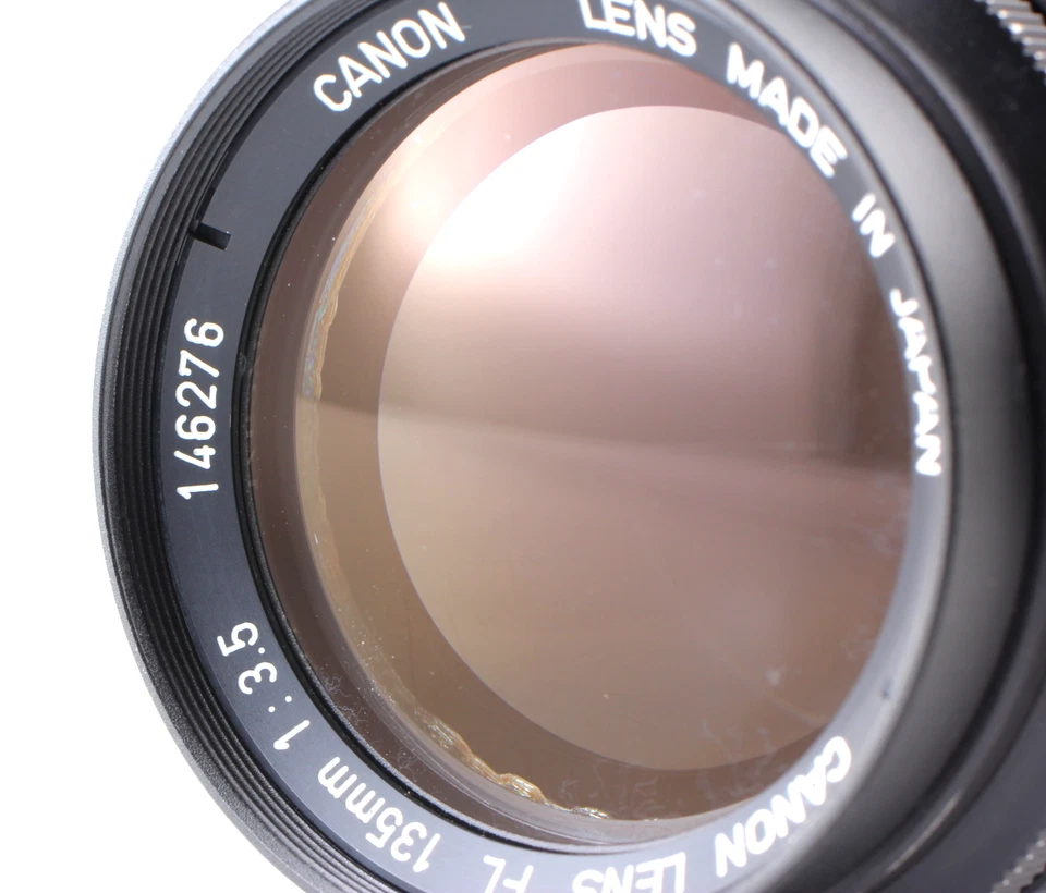 [Exc+5] Canon 135mm F3.5 FL Mount Telephoto Lens From JAPAN - Image 2 of 4