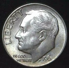 1961-D 10C Roosevelt Dime 90% Silver BU 21loot0331