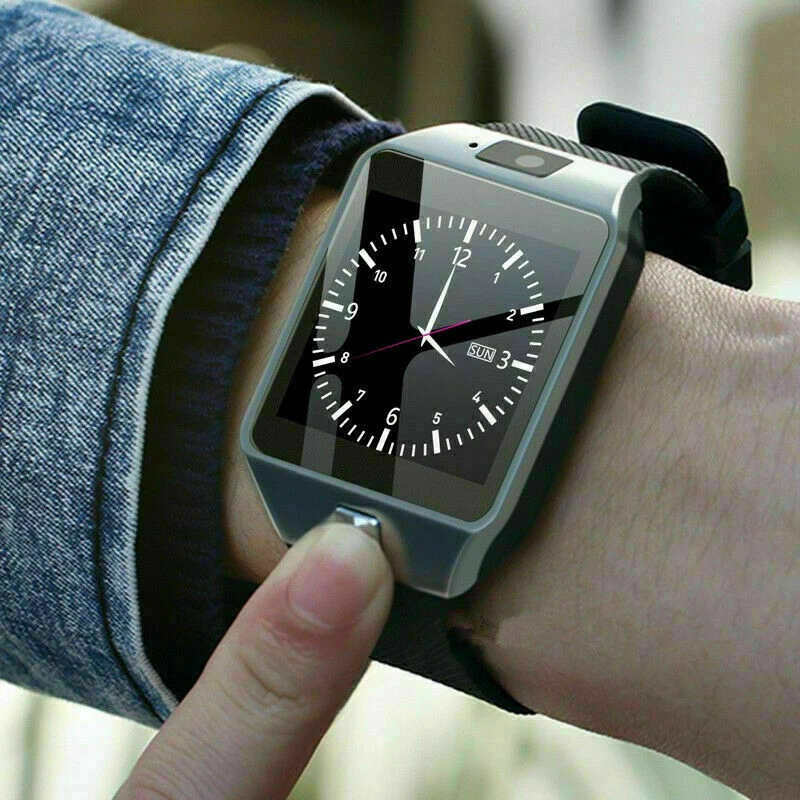 M5 Smart Watch Touch Screen Compatible with Android and iOS  Black  E  MixStore