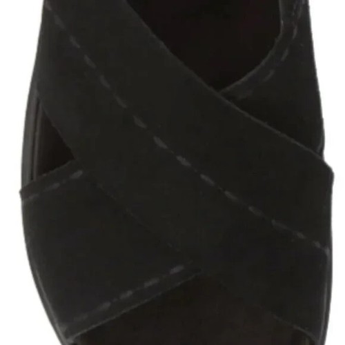 NEW TOMS Women Marisa Crisscross Strap Slide Sling Back Stitch Comfort Platform - Picture 7 of 9