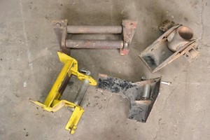 LOT OF FOUR BOOM TRUCK BRACKETS ALTEC