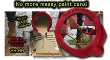3 in 1 Pour N Paint Ring Painting Product Invention & U.S. Patent For Sale