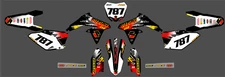 Suzuki Graphics Kit RMZ 450 2008 2009 2010 2011 2012 2013 2014 2015 2016 2017 MX