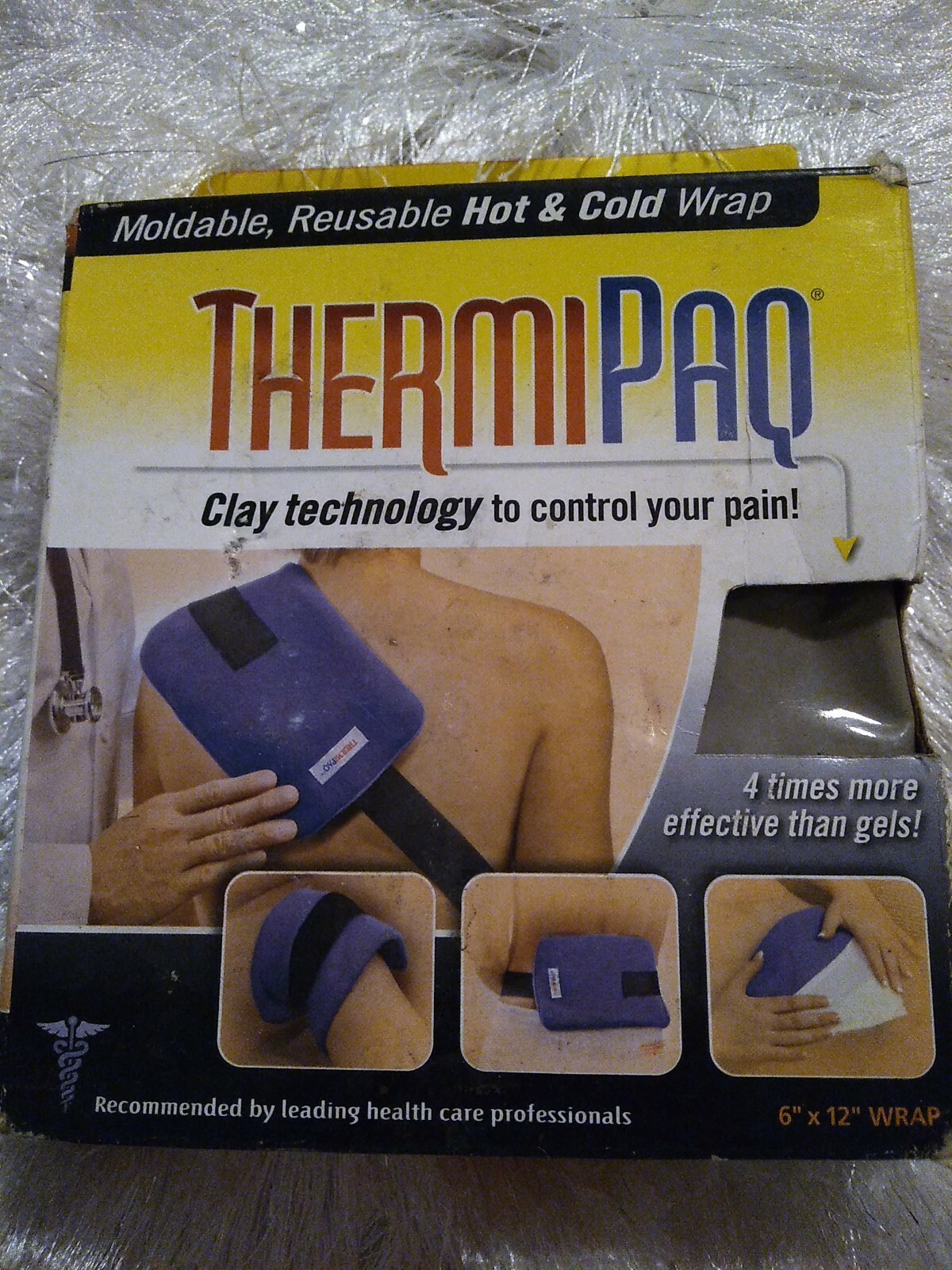 ThermiPaq Hot/Cold Pain Relief Clay 6" by 12" wrap eBay