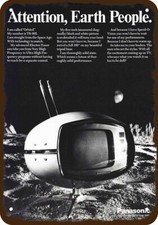 1972 PANASONIC ORBITEL TV Vintage-Look-Edge ** DECORATIVE REPLICA METAL SIGN **