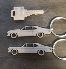 Chevrolet Chevy Ii Nova Or Pontiac Acadian 1968-1972 Laser Cut Car Keychains