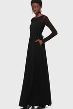 Kihilist Kaia Storm Maxi Dress Womens Scoop Neck Goth Alternative