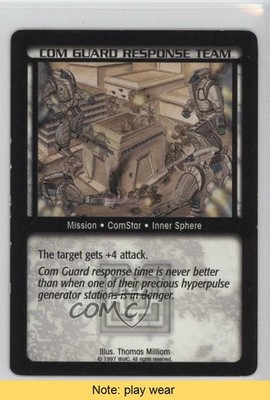 1996-98 Battletech CCG Com Guard Response Team READ 2s8