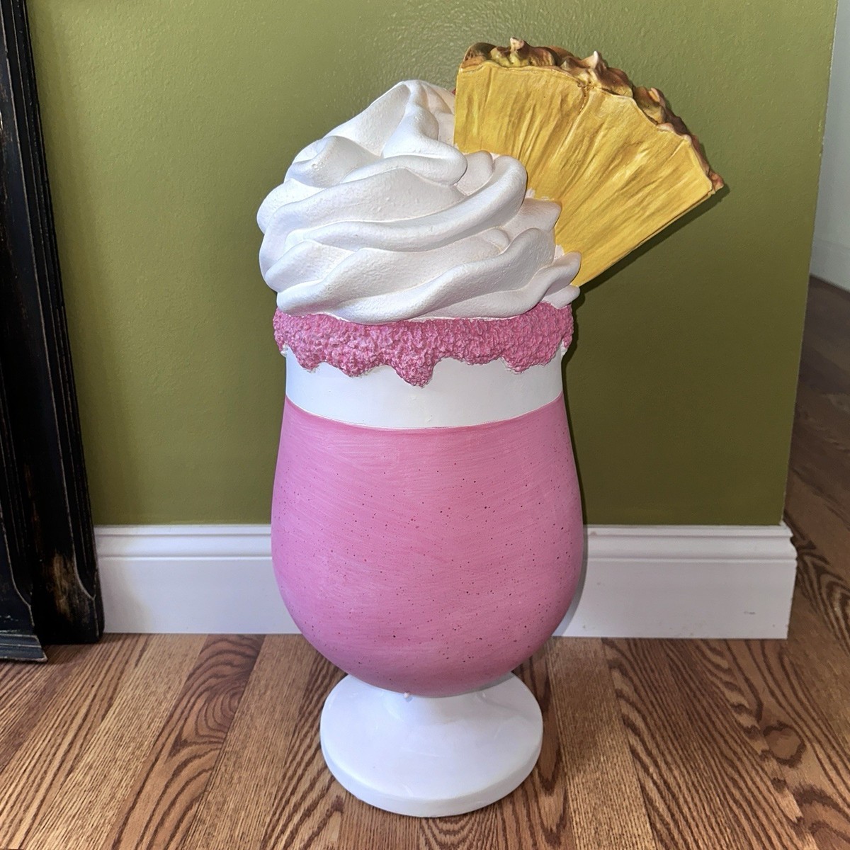 NEW Strawberry & Pineapple Pina Colada Tropical Pink Drink Stool NEW Strawberry & Pineapple Pina Colada Tropical Pink Drink Stool