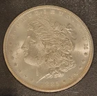 1885 Carson City Mint Uncirculated Silver Dollar Coin GSA Holder