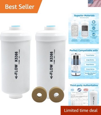 Natural Carbonate Apatite Fluoride Filters for Berkey PF-2 Systems - 90% Removal