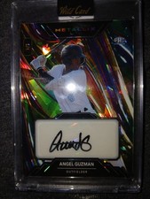 ONE of ONE 2024 Wild Card Metallix Angel Guzman RC Rookie Autograph Card SSP 1/1. rookie card picture