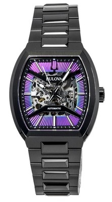 Bulova Maquina Automatik Mehrfarbig Zifferblatt Lässige 98A320 50M Herrenuhr