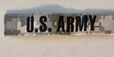 US Army ACU Digital Camo Branch Tape Uniform Name Tape Embroidered
